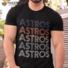 Vintage Astros Name Throwback Retro Apparel Gift Shirt