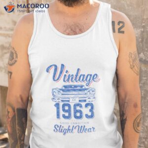 vintage car 1963 shirt tank top