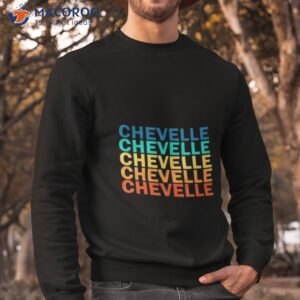 vintage chevelle logo shirt sweatshirt