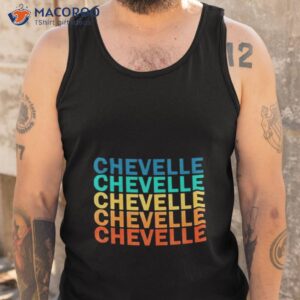 vintage chevelle logo shirt tank top