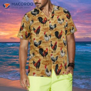 vintage chicken farm shirt for s hawaiian 3