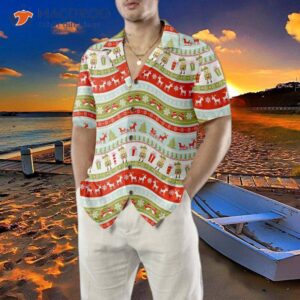 vintage christmas elf hawaiian shirt funny best xmas gift idea 3