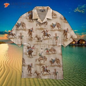 vintage cowboy style hawaiian shirts 1
