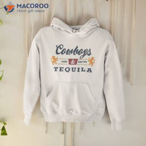 vintage cowboys and tequila western funny drinking shirt hoodie