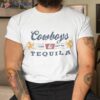 Vintage Cowboys And Tequila Western Funny Drinking Shirt