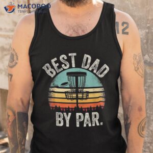 vintage disc golf dad gift best by par disk shirt tank top