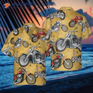 vintage hawaiian motorcycle shirt 0