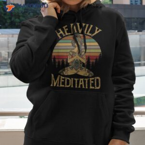 vintage heavily meditated yoga meditation spiritual warrior shirt hoodie