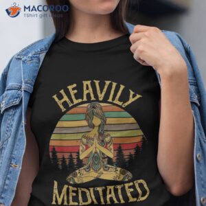 vintage heavily meditated yoga meditation spiritual warrior shirt tshirt