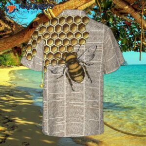 Vintage Honeybee Hawaiian Shirt