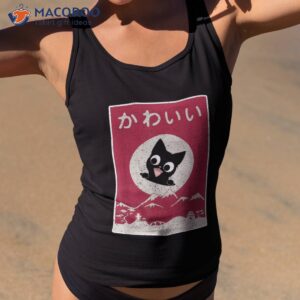vintage kawaii cat anime japanese gift girls boys teenager shirt tank top 2