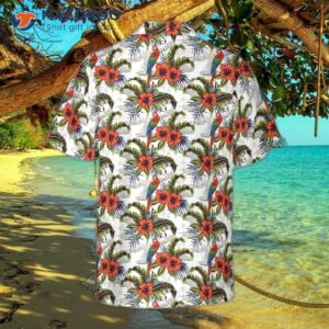 Vintage Macaw Parrot Island Hawaiian Shirt