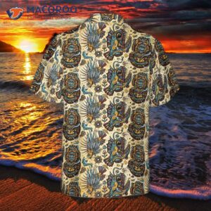 Vintage Nautical Scuba Diving Hawaiian Shirt