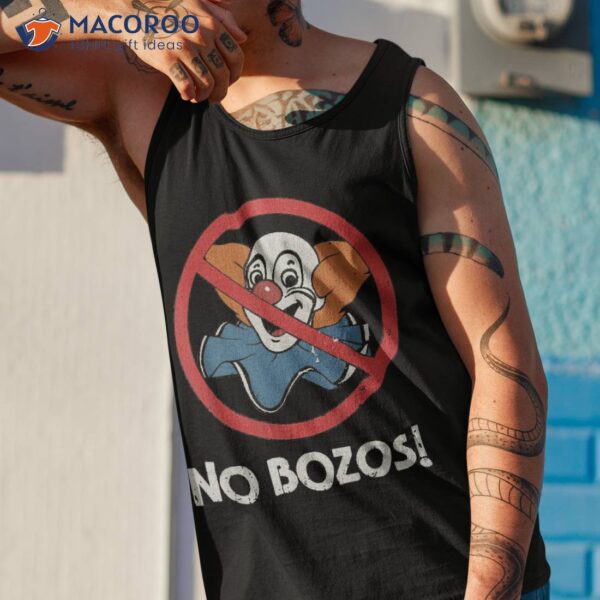 Vintage No Bozos 1983 Clowns Shirt