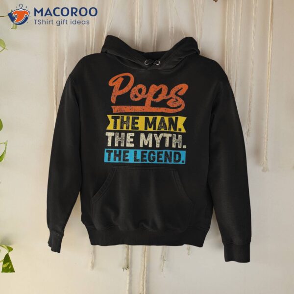 Vintage Pops The Man Myth Legend Father’s Day Shirt