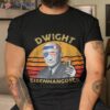 Vintage President Drinking Dwight Eisenhangover 4th Of July Shirt