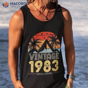 vintage retro 1983 shirts limited edition 40th birthday shirt tank top