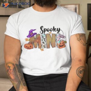 Vintage Retro Groovy Ghost Pumkin Spooky Mini Halloween Shirt