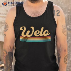 vintage retro welo dad grandpa gifts shirt tank top