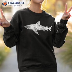 vintage shark silhouette hammerhead tiger shirt sweatshirt 2