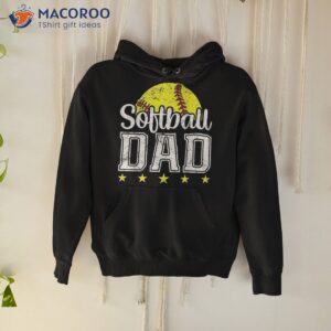 vintage softball dad funny father s day shirt hoodie