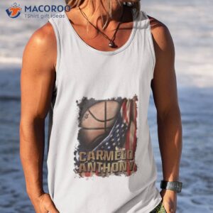 vintage styles basketball carmelo american flag shirt tank top