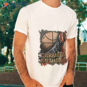 vintage styles basketball carmelo american flag shirt tshirt