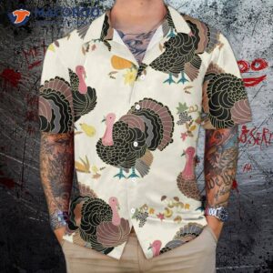 Vintage Turkey Thanksgiving Hawaiian Shirt, Gobble Best Gift For