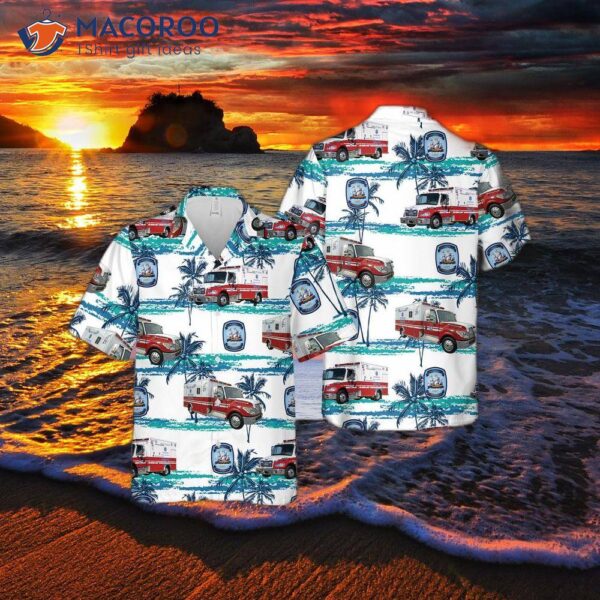 Virginia James City County Ems Ambulance Hawaiian Shirt