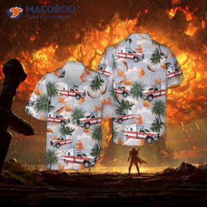 Virginia Powhatan County Fire And Ems Hawaiian Shirt
