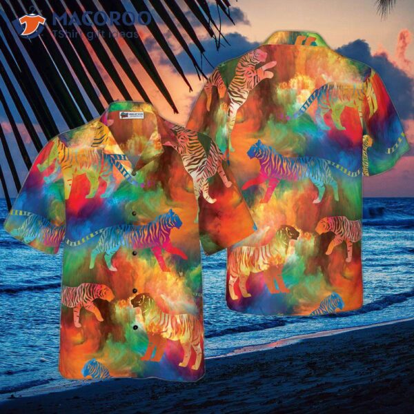 Vortex Paradise Tiger Hawaiian Shirt