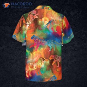 vortex paradise tiger hawaiian shirt 1