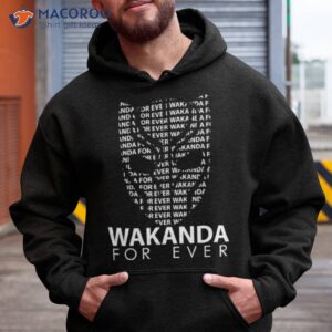 wakanda marvel character black panther shirt hoodie