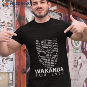 wakanda marvel character black panther shirt tshirt 1