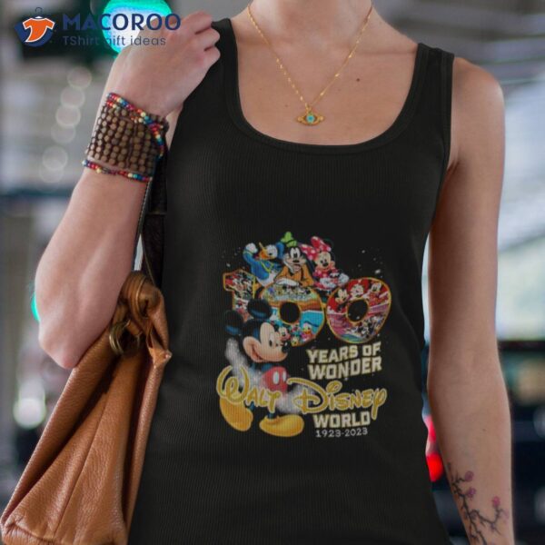 Walt Disney World 100 Years Of Wonder Mickey And Friends 1923 2023 Shirt