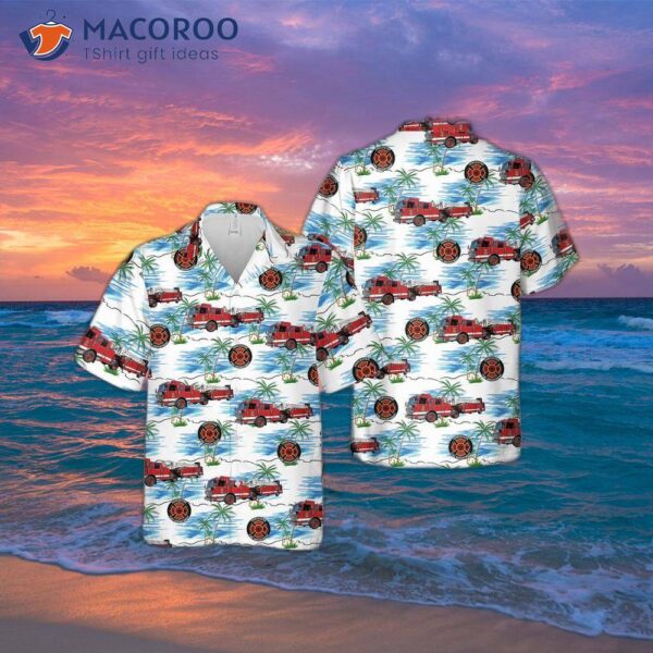 Washington-vancouver Fire Departt Hawaiian Shirt