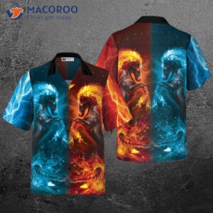 water and fire horse shirt for hawaiian 0