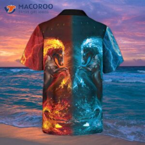 water and fire horse shirt for hawaiian 1
