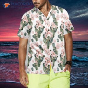 watercolor cactus pattern hawaiian shirt unique shirt for and best gift 3