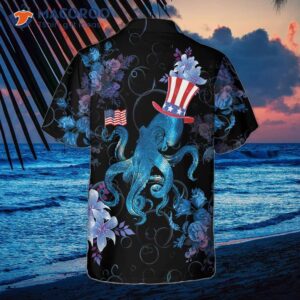 watercolor ocean octopus hawaiian shirt cool shirt for and best print gift 1