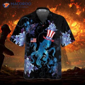 watercolor ocean octopus hawaiian shirt cool shirt for and best print gift 2