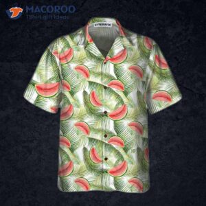 watercolor watermelon tropical hawaiian shirt cool shirt for amp 2