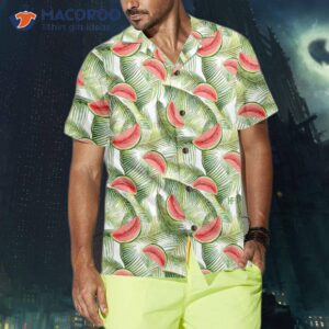 watercolor watermelon tropical hawaiian shirt cool shirt for amp 3