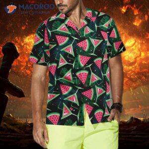 watermelon slices cocktail hawaiian shirt 4