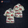 Waukegan, Lake County, Illinois, Waukegan Fire Departt Hawaiian Shirt