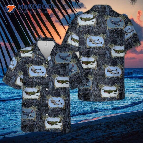 Wear A Hawaiian Shirt Featuring Warbirds And Wwii Planes.