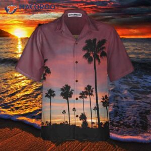 wedding anniversary sunset at venice beach hawaiian shirt 2