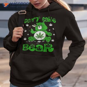 weed bear herb don t care funny marijuana cannabis shirt hoodie 3