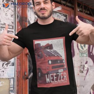 weezer 2023 blossom music center oh poster shirt tshirt 1