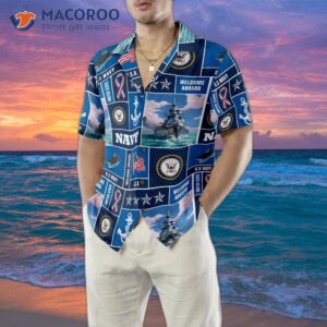 welcome aboard veteran soldier of the us navy hawaiian shirt optional 4